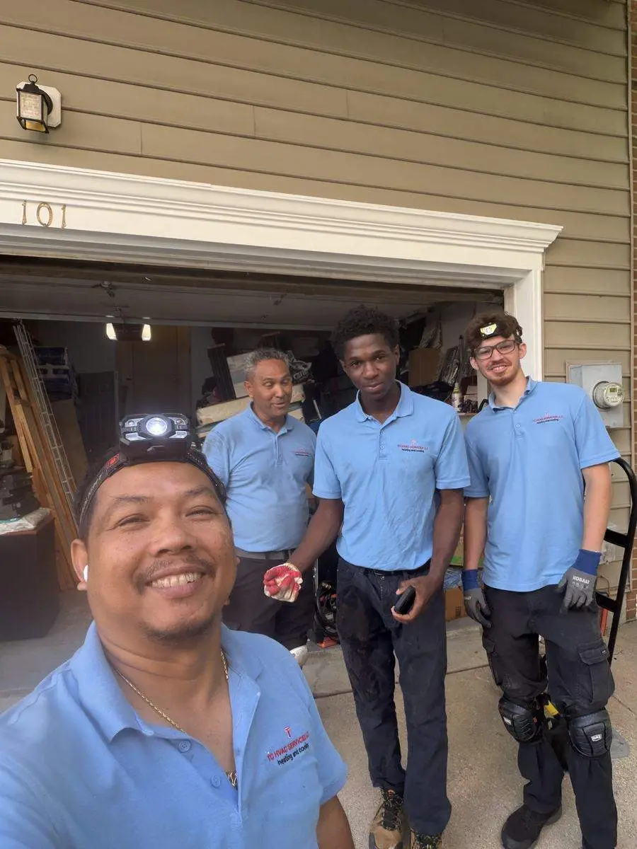 The TC HVAC Services team, proud to serve Northern Virginia customers